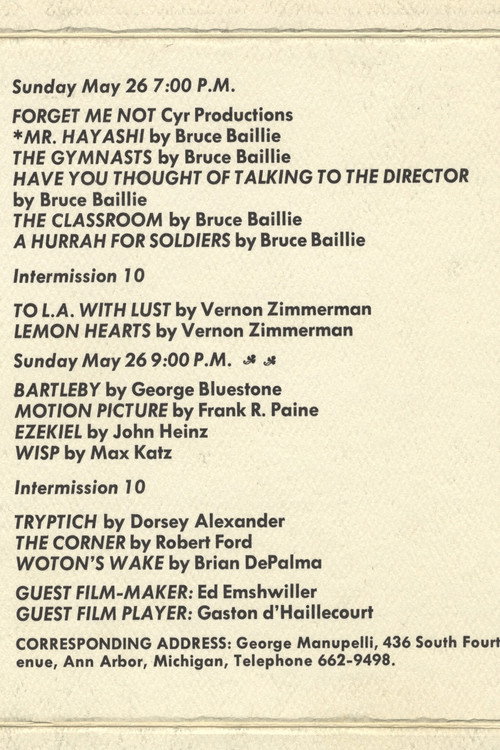 Wisp (1963) poster