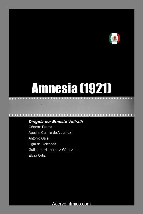 Amnesia (1921) poster