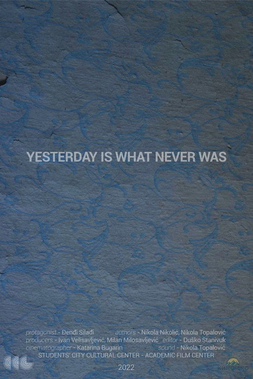 Yesterday Is What Never Was
