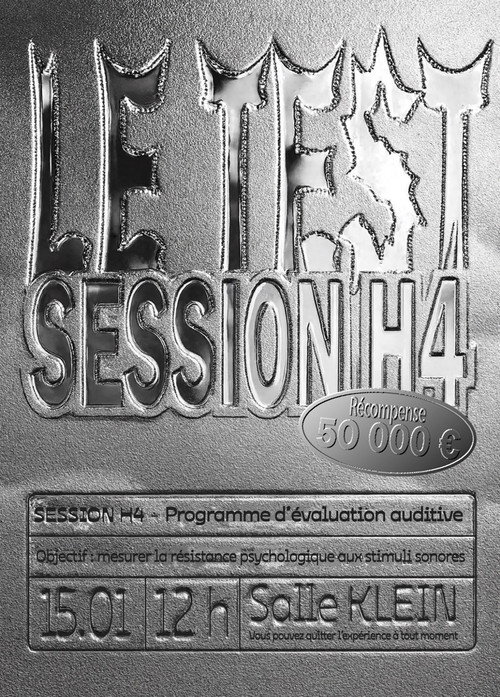 LE TEST poster