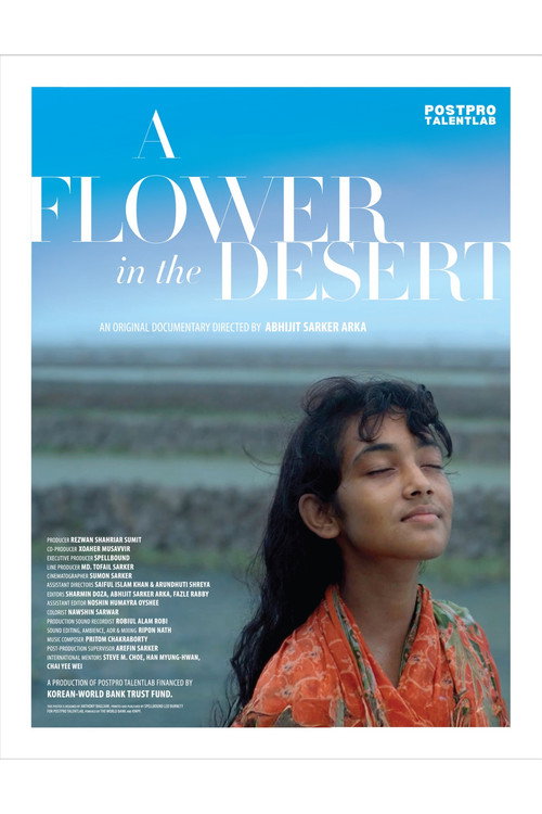 A Flower in the Desert (2025) poster