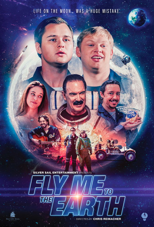 fly me to the earth (2025) poster