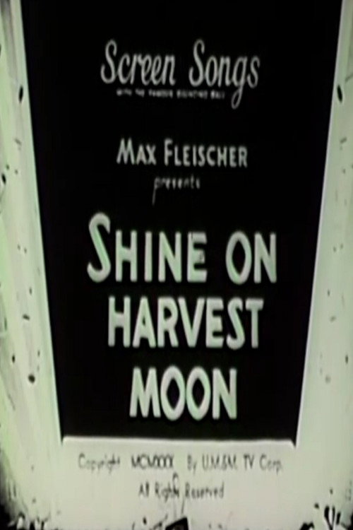 Shine on Harvest Moon (1932) poster