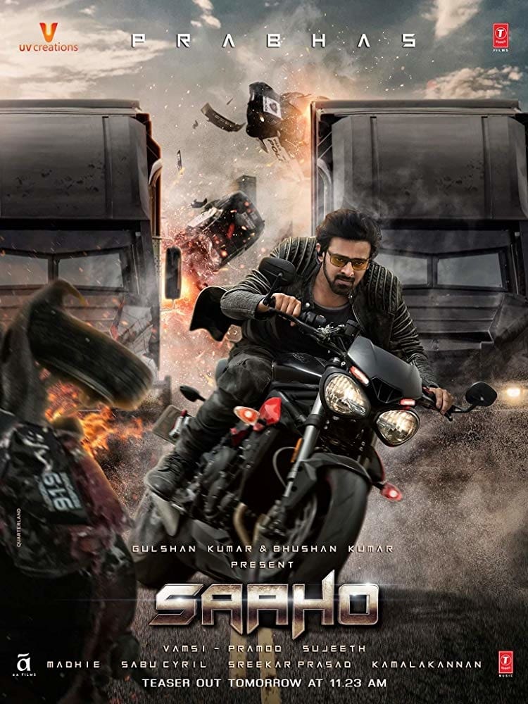 Poster for the movie "Saaho"