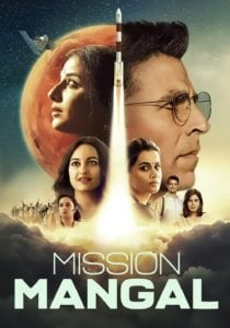 Poster for the movie "Mission Mangal"