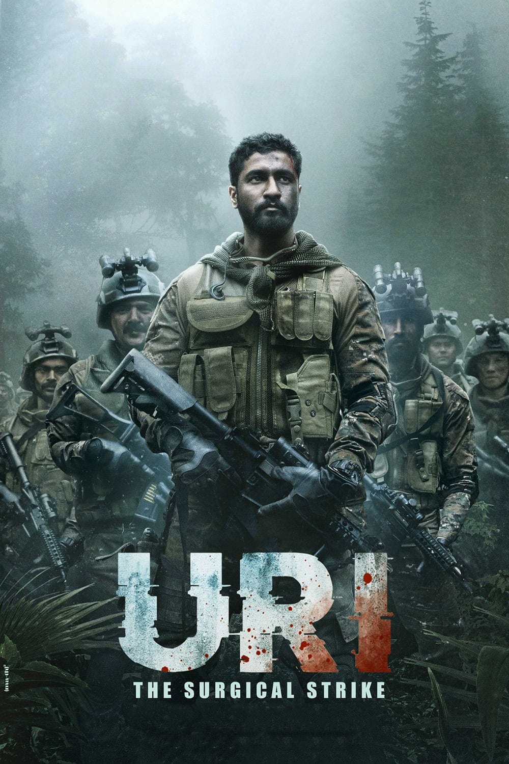 Poster for the movie "Uri: The Surgical Strike"
