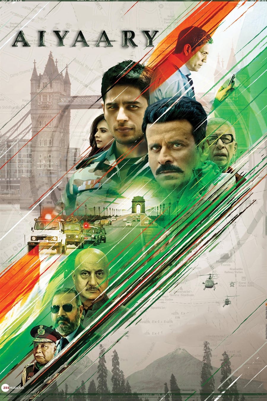 Poster for the movie "Aiyaary"