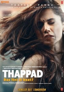 Poster for the movie "Thappad"