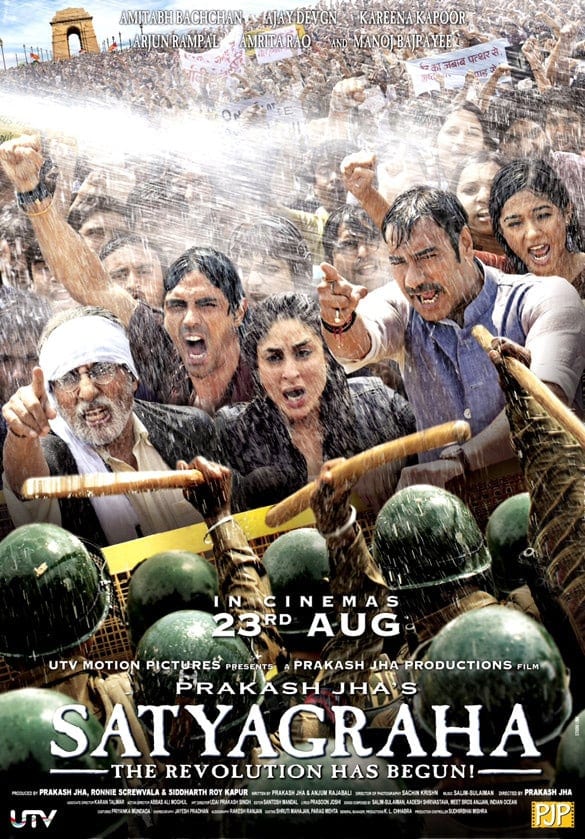 Poster for the movie "Satyagraha"