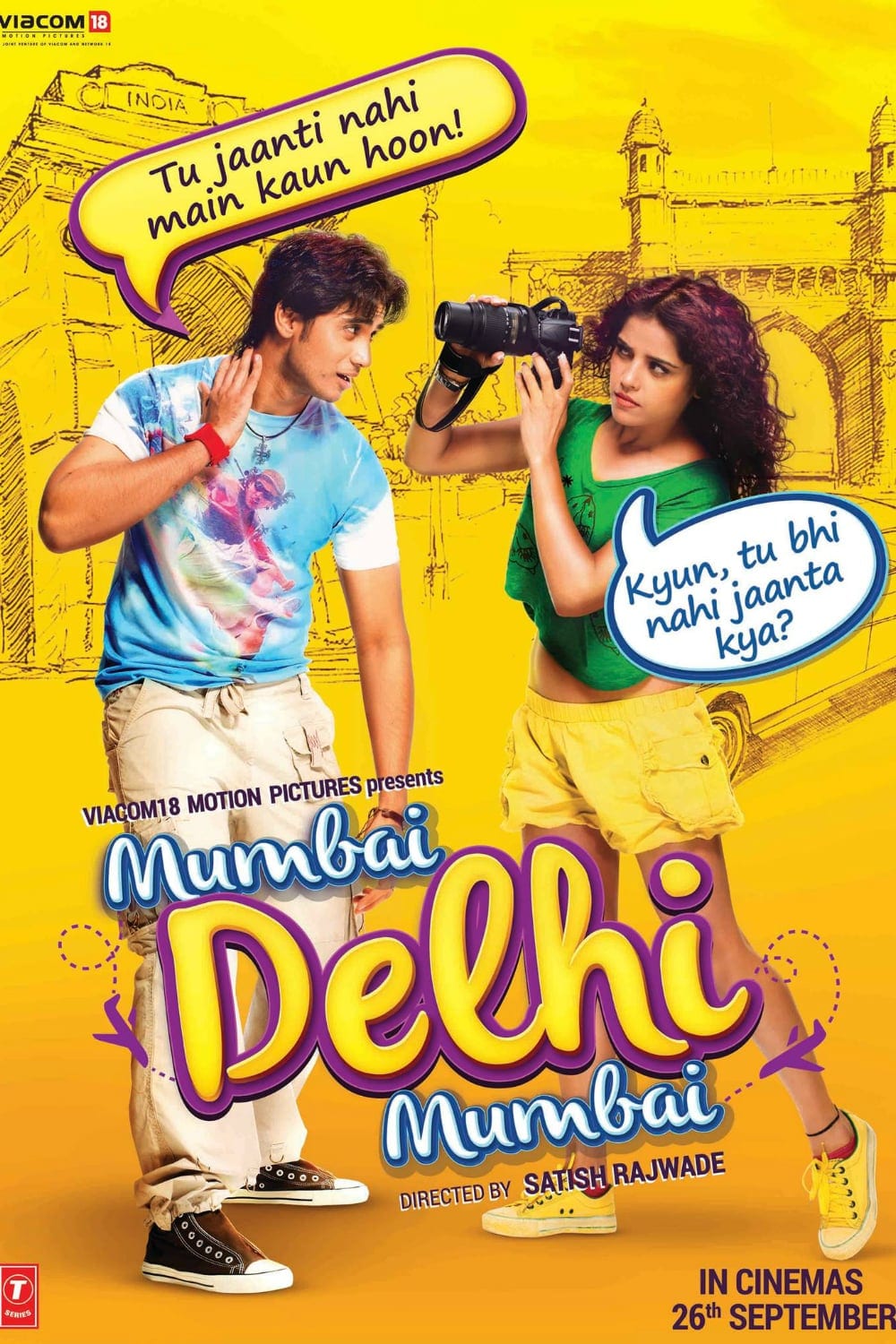 Poster for the movie "Mumbai Delhi Mumbai"