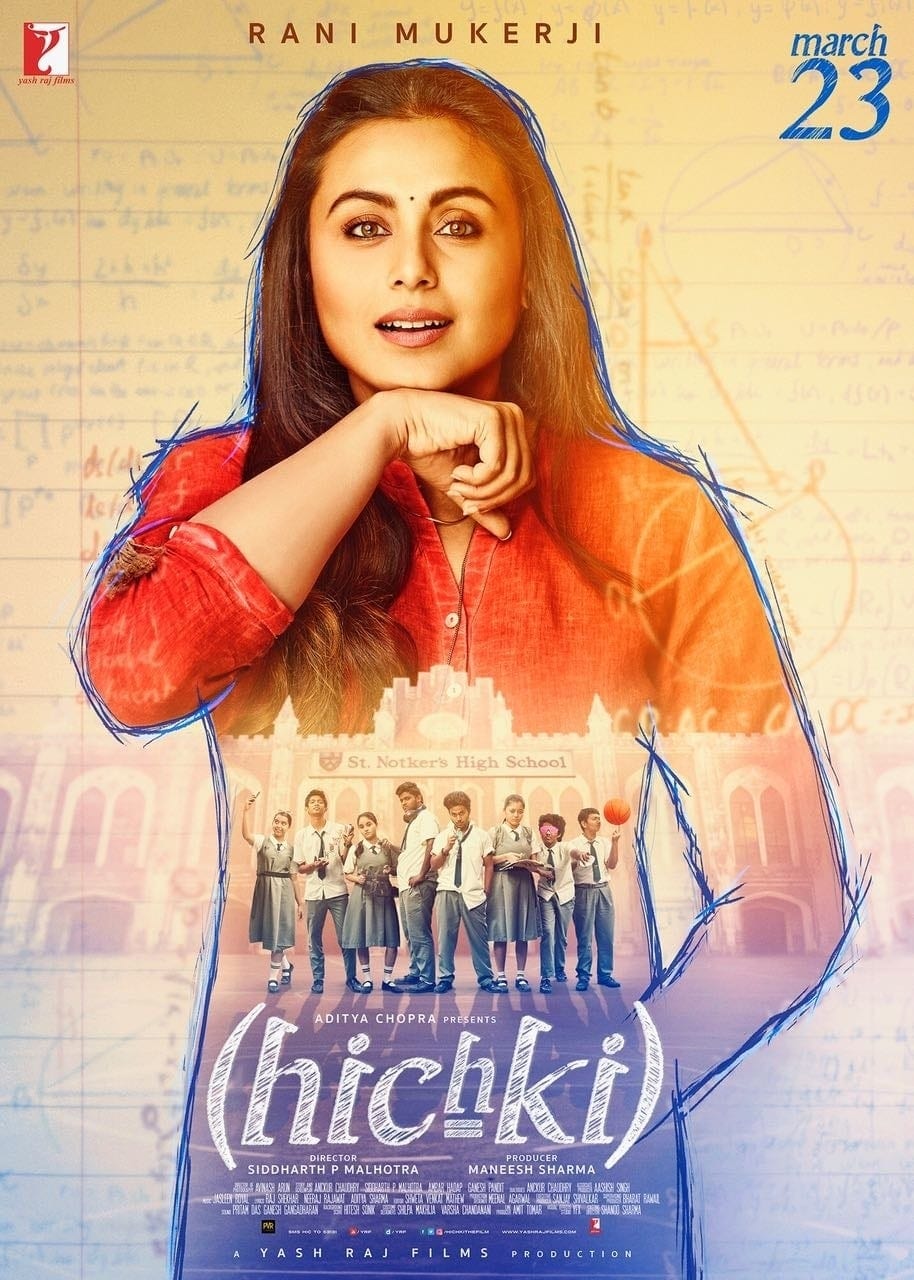 Poster for the movie "Hichki"