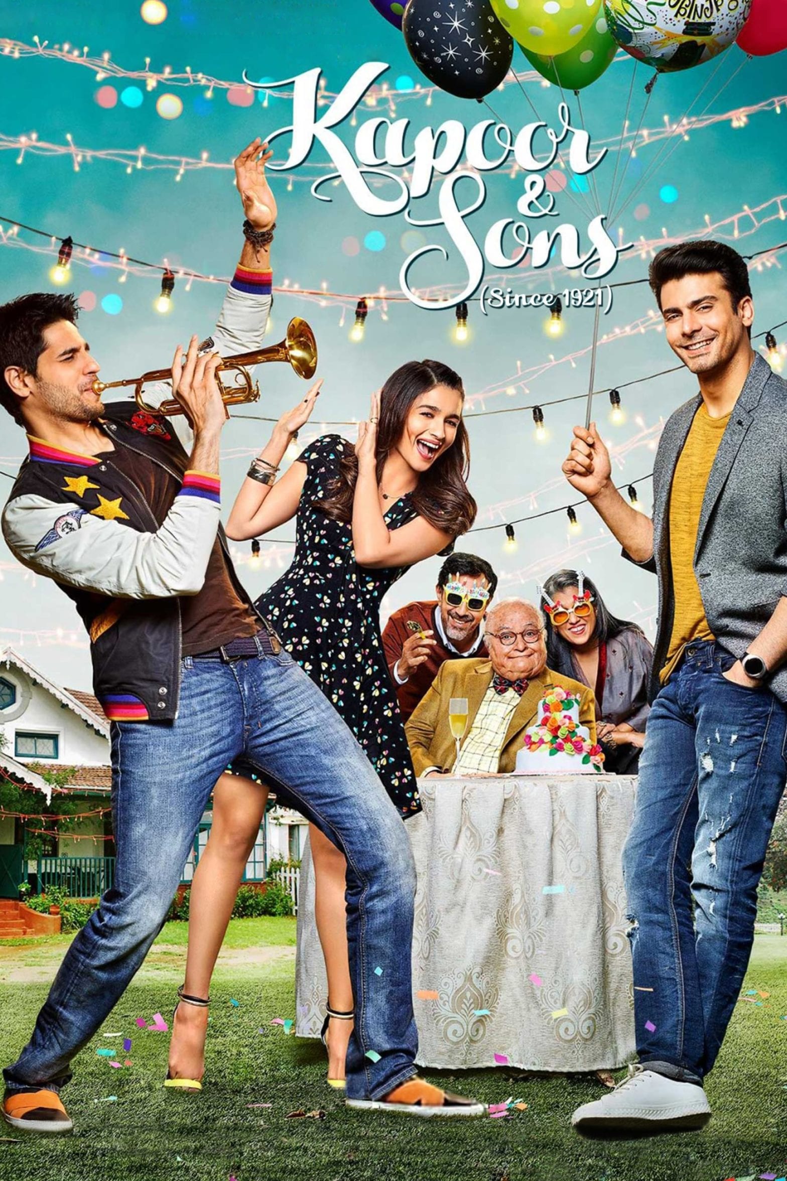 Poster for the movie "Kapoor & Sons"