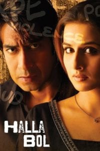 Poster for the movie "Halla Bol"