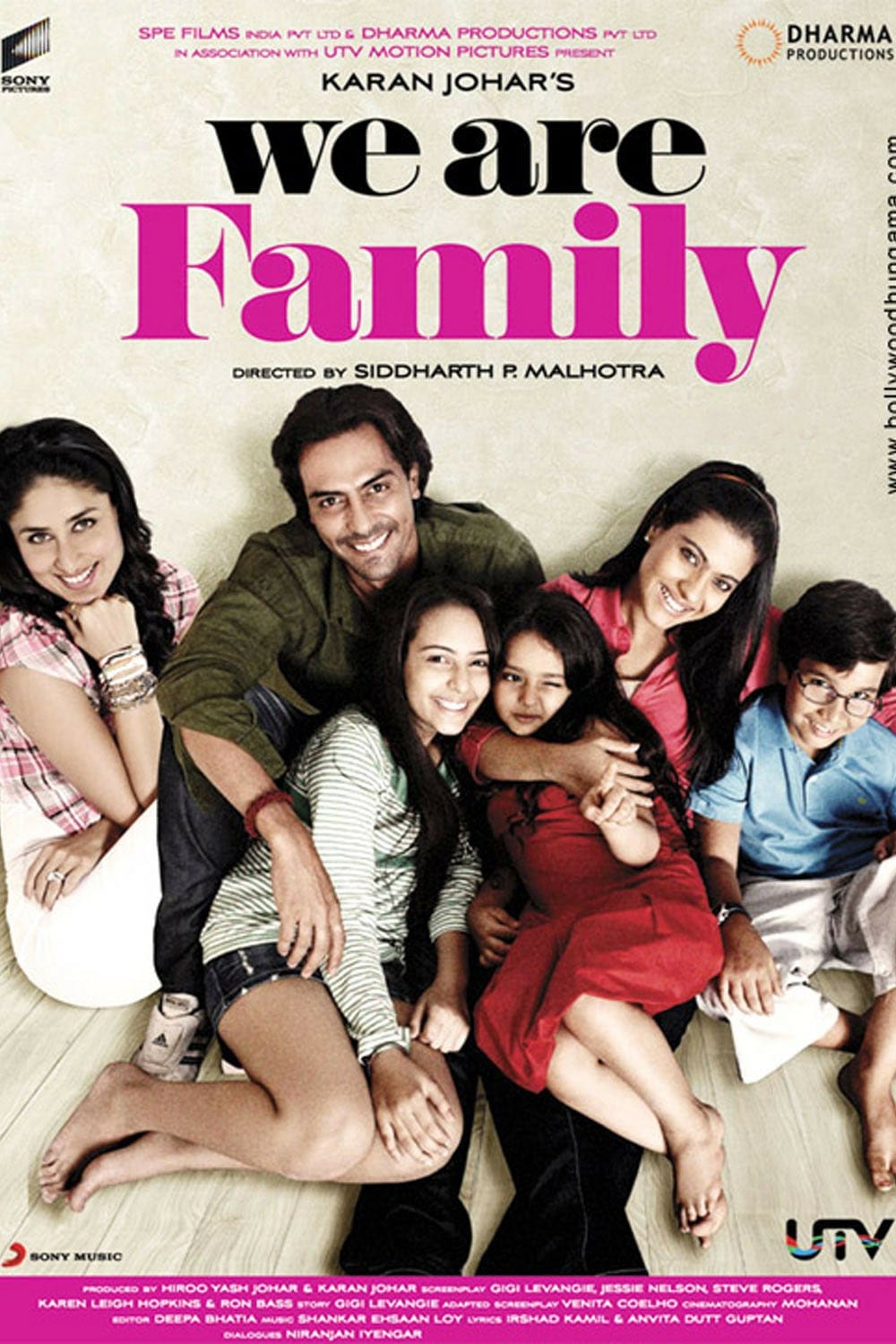 Poster for the movie "We Are Family"