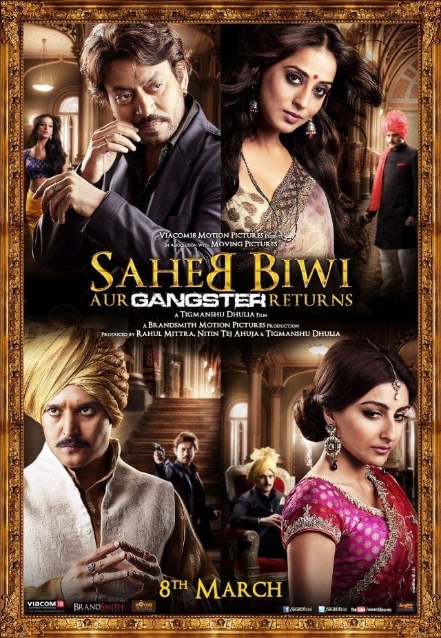 Poster for the movie "Saheb Biwi Aur Gangster Returns"