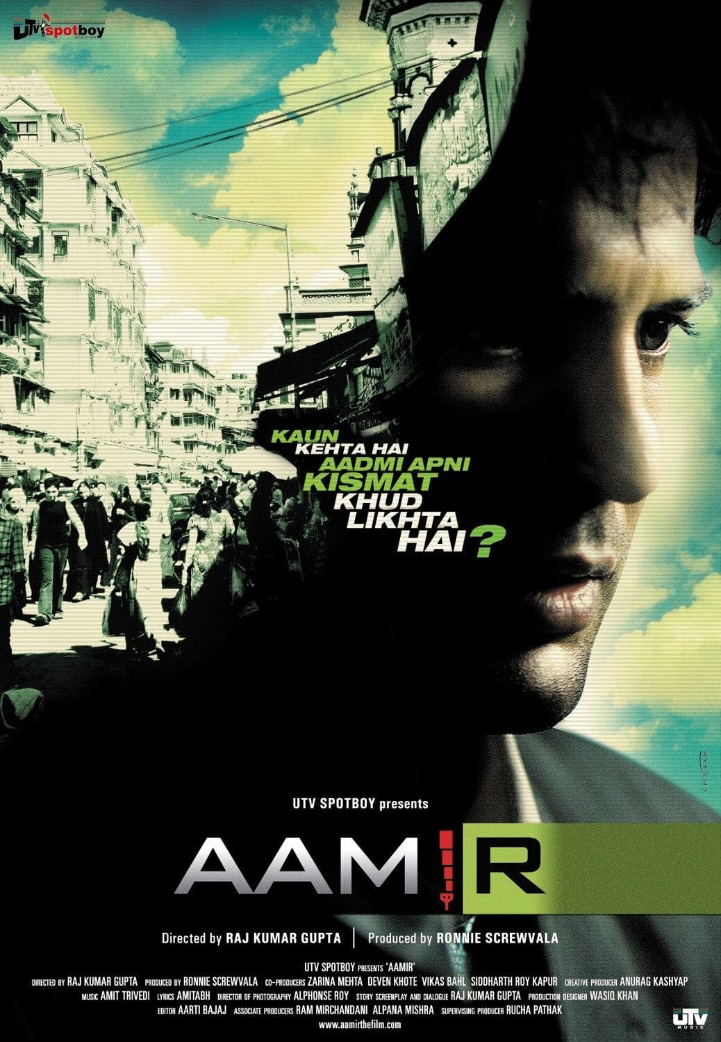 Poster for the movie "Aamir"