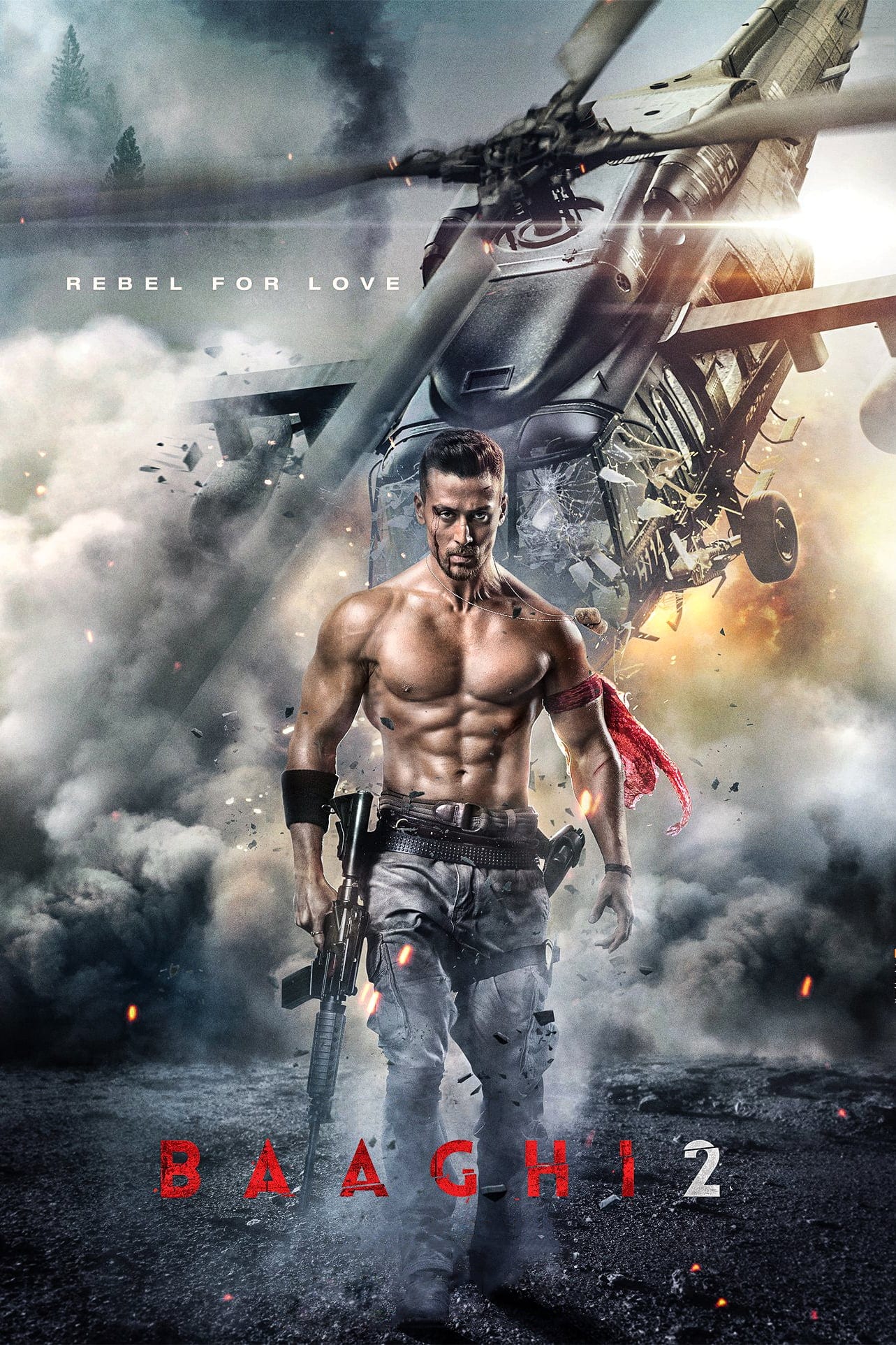 Poster for the movie "Baaghi 2"