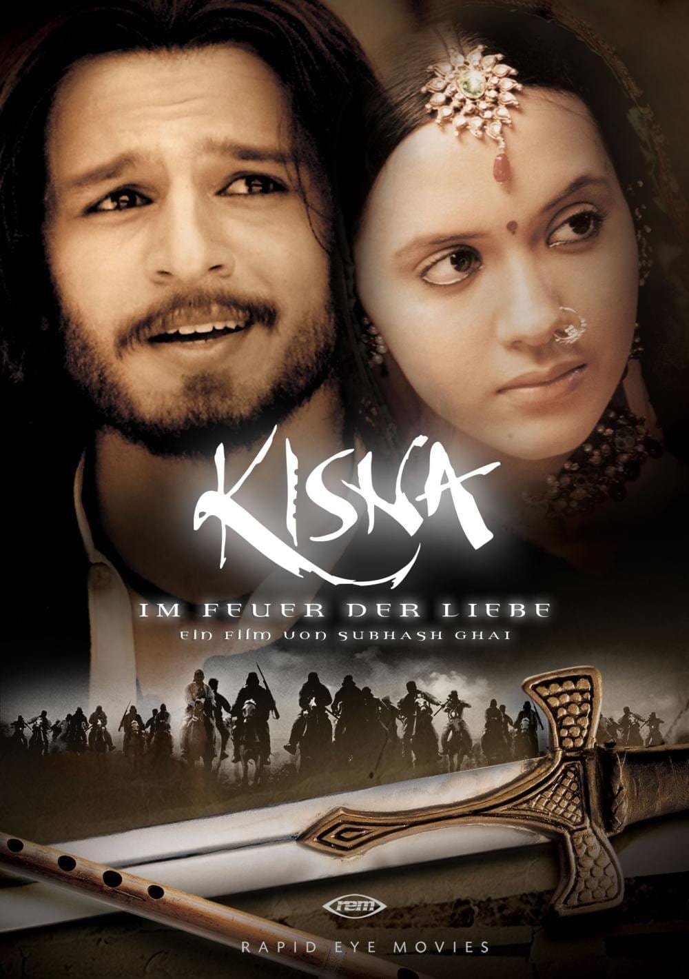 Poster for the movie "Kisna: The Warrior Poet"