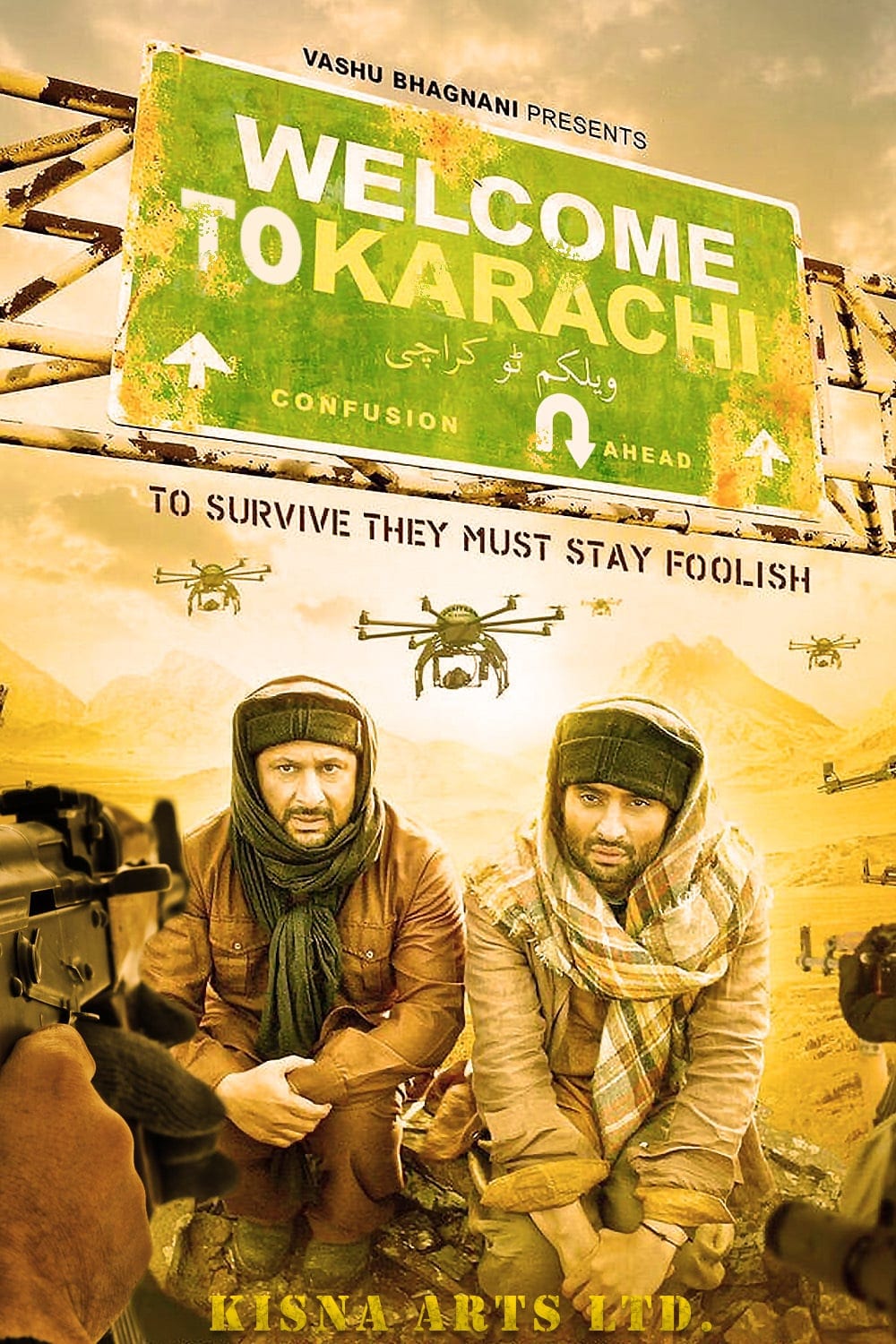 Poster for the movie "Welcome 2 Karachi"