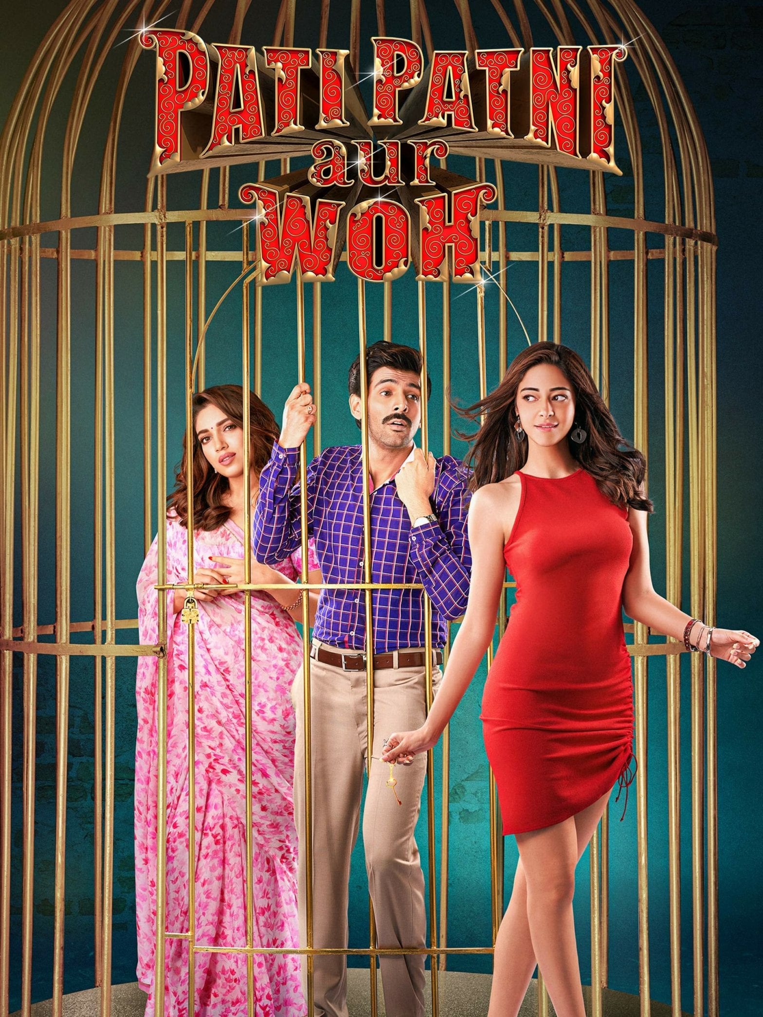 Poster for the movie "Pati Patni Aur Woh"