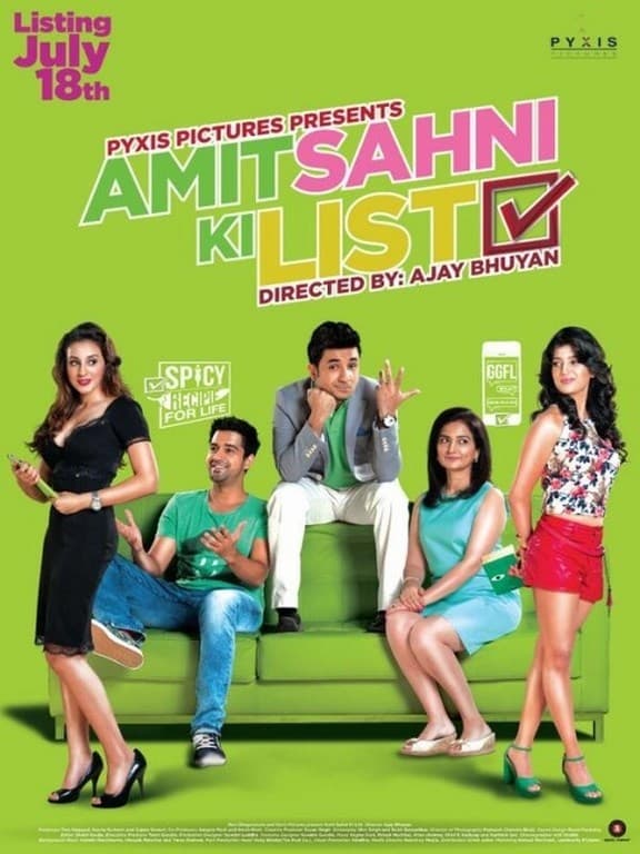 Poster for the movie "Amit Sahni Ki List"