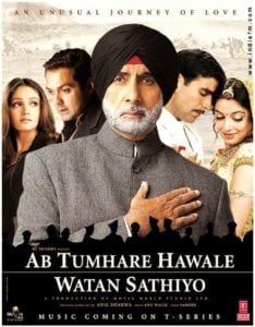 Poster for the movie "Ab Tumhare Hawale Watan Saathiyo"