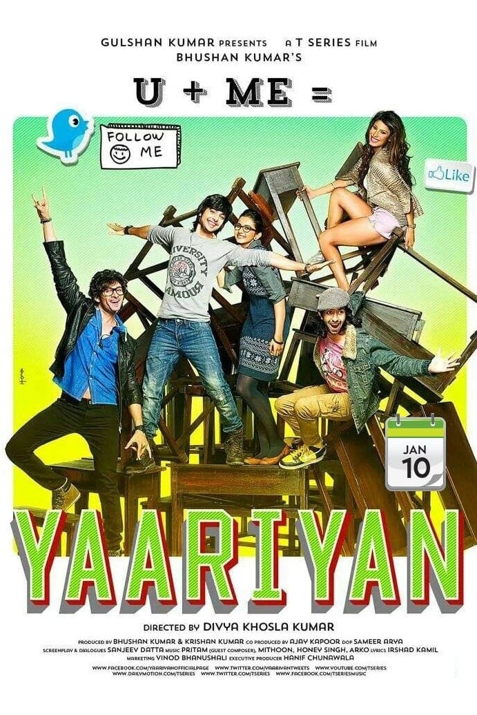 Poster for the movie "Yaariyan"