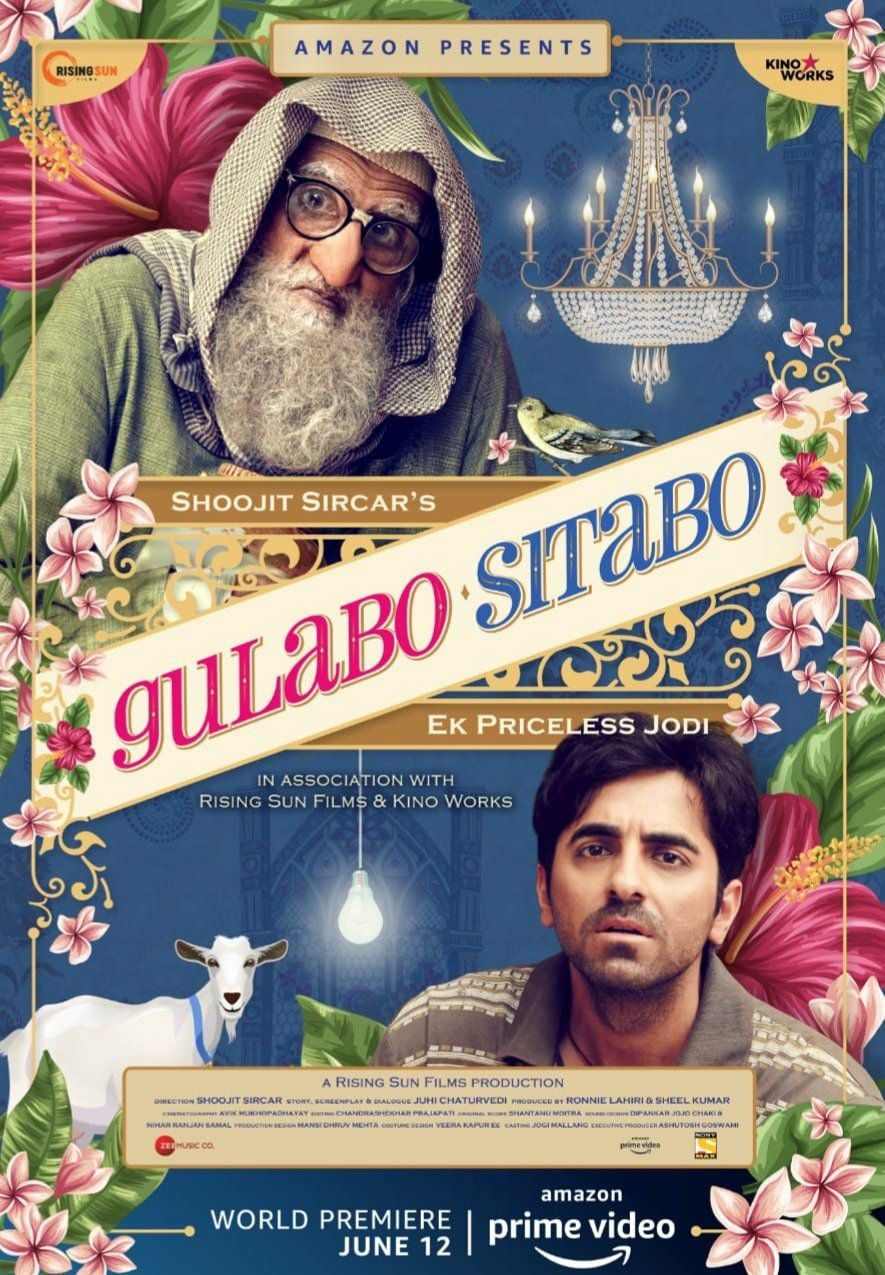 Poster for the movie "Gulabo Sitabo"