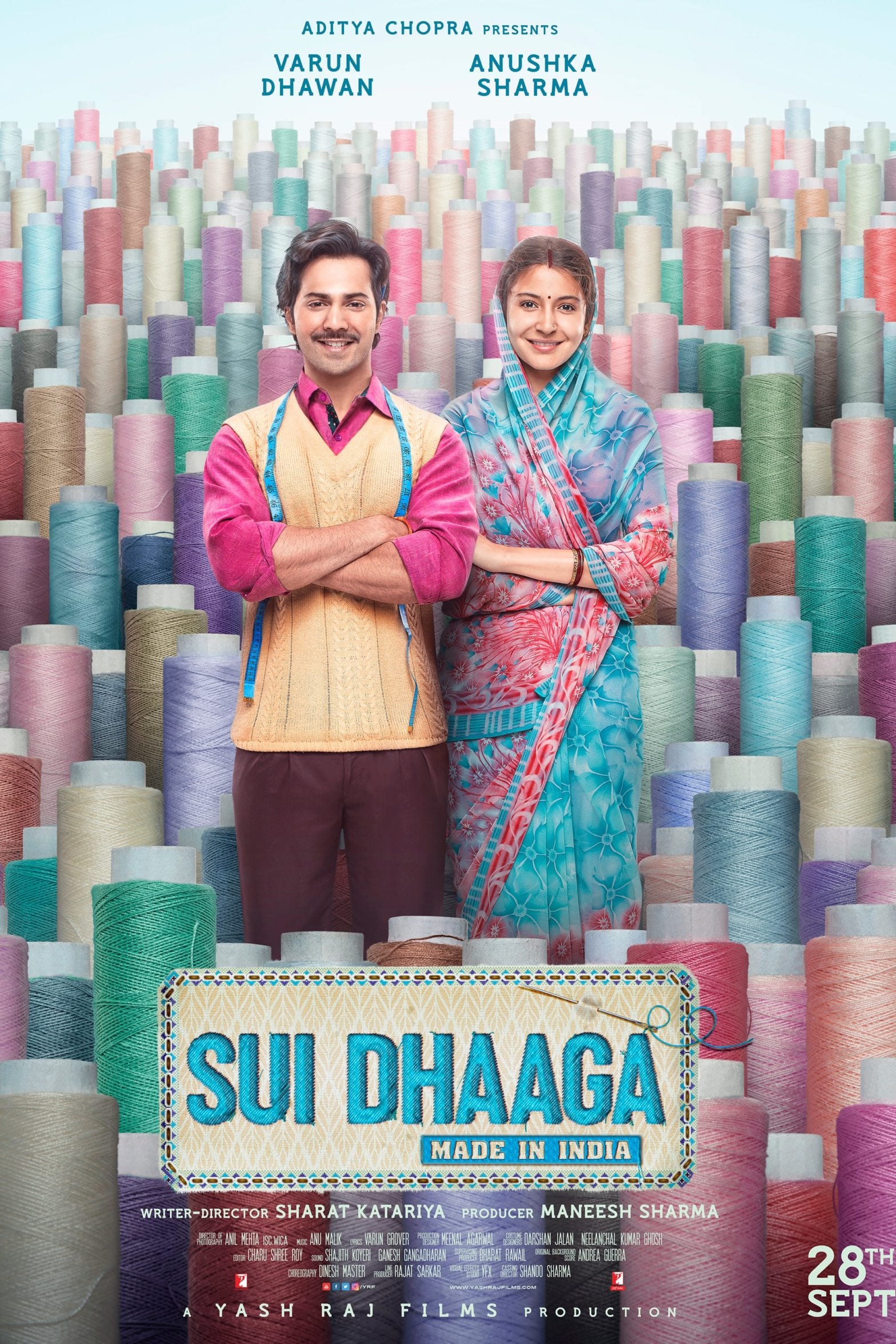 Poster for the movie "Sui Dhaaga - Made in India"