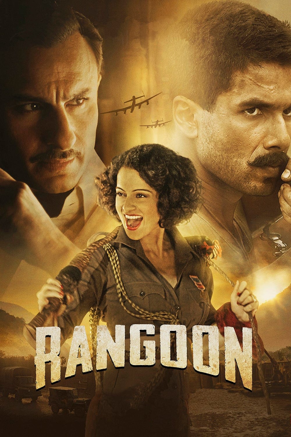 Poster for the movie "Rangoon"