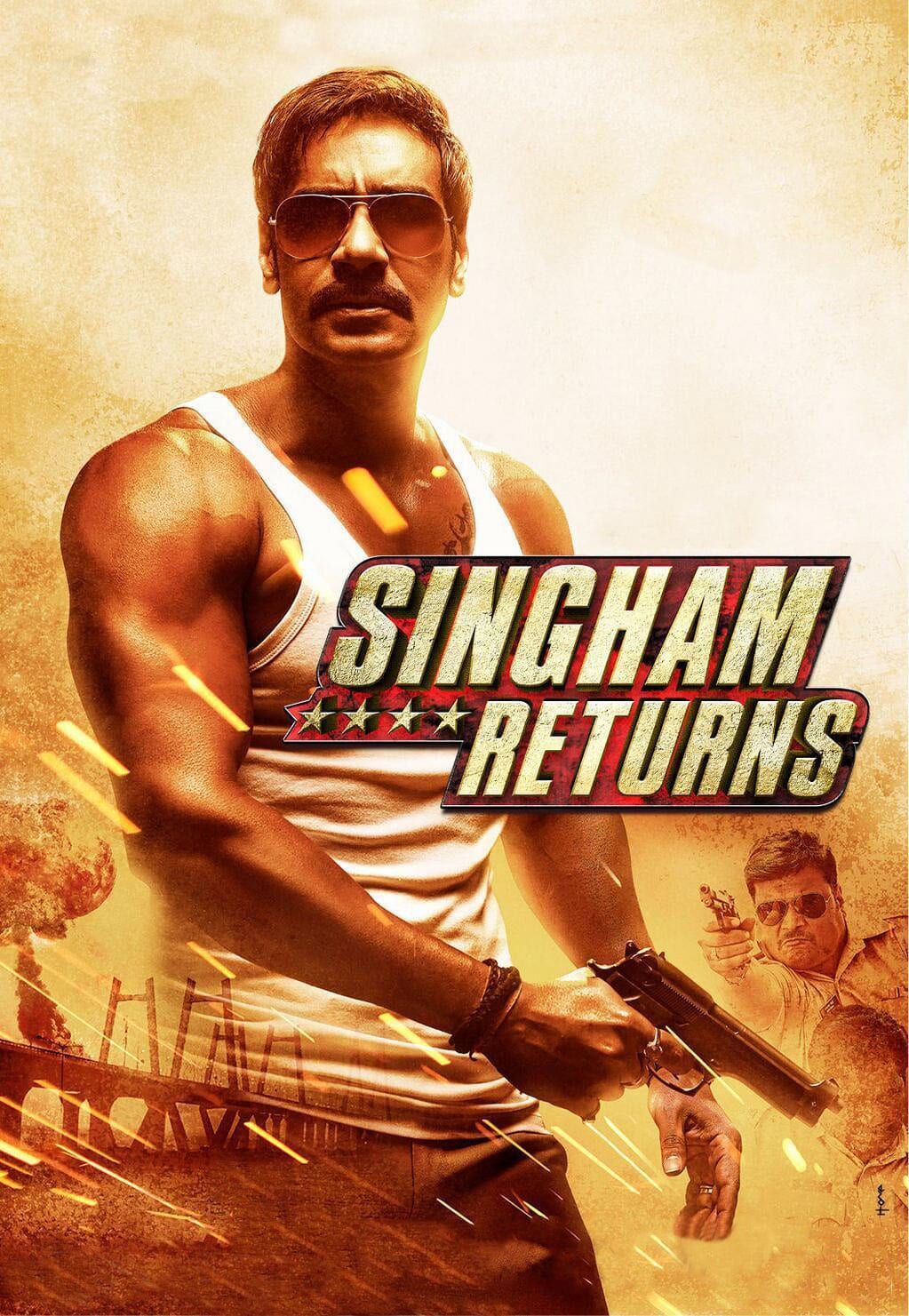Poster for the movie "Singham Returns"