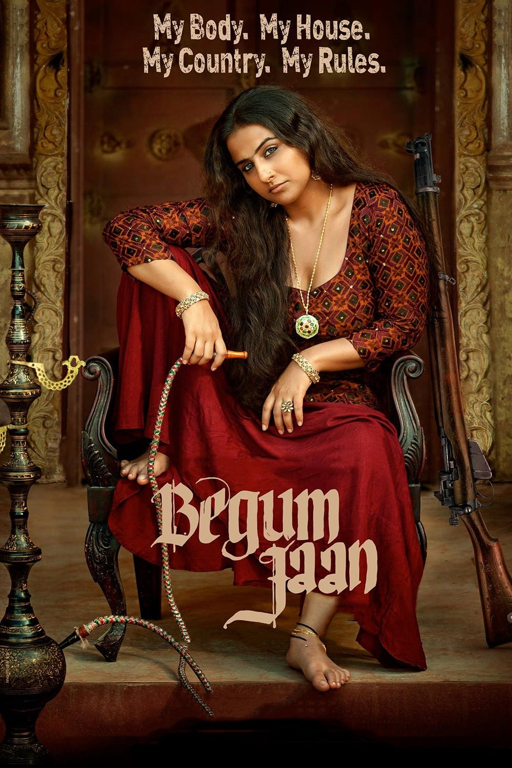 Poster for the movie "Begum Jaan"