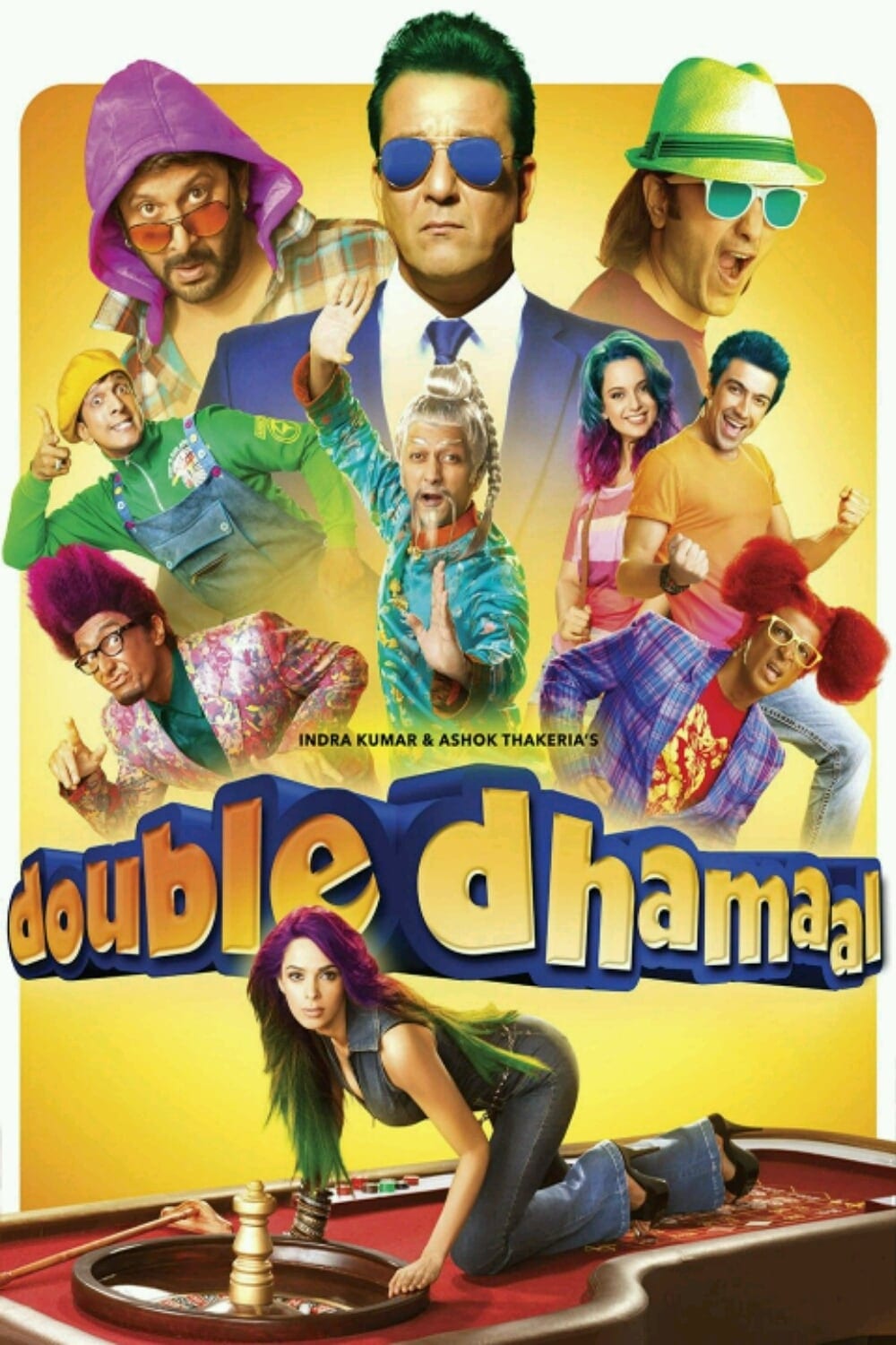 Poster for the movie "Double Dhamaal"