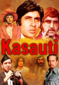 Poster for the movie "Kasauti"