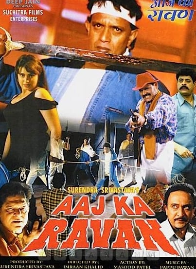 Poster for the movie "Aaj Ka Ravan"