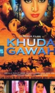 Poster for the movie "Khuda Gawah"