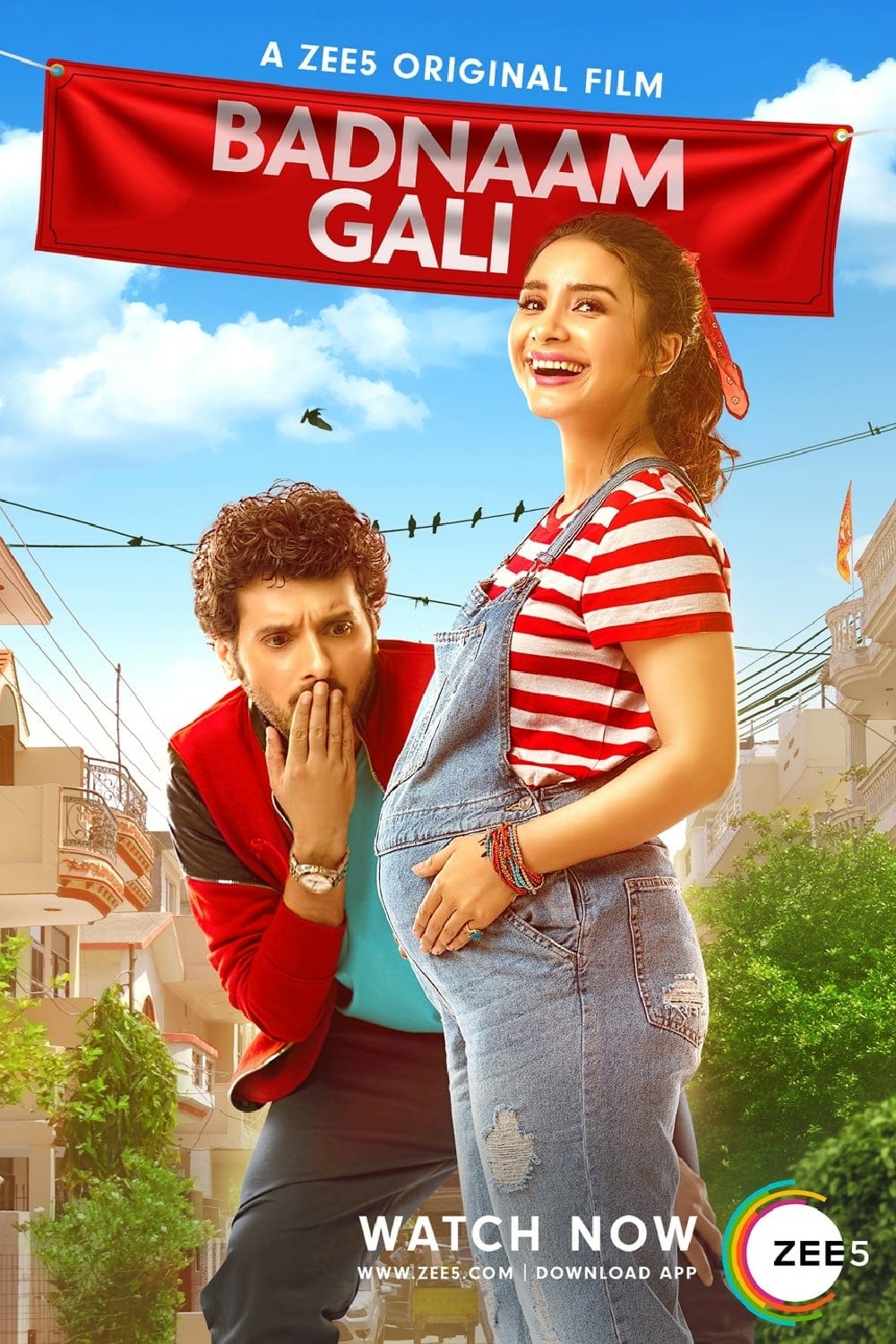 Poster for the movie "Badnaam Gali"
