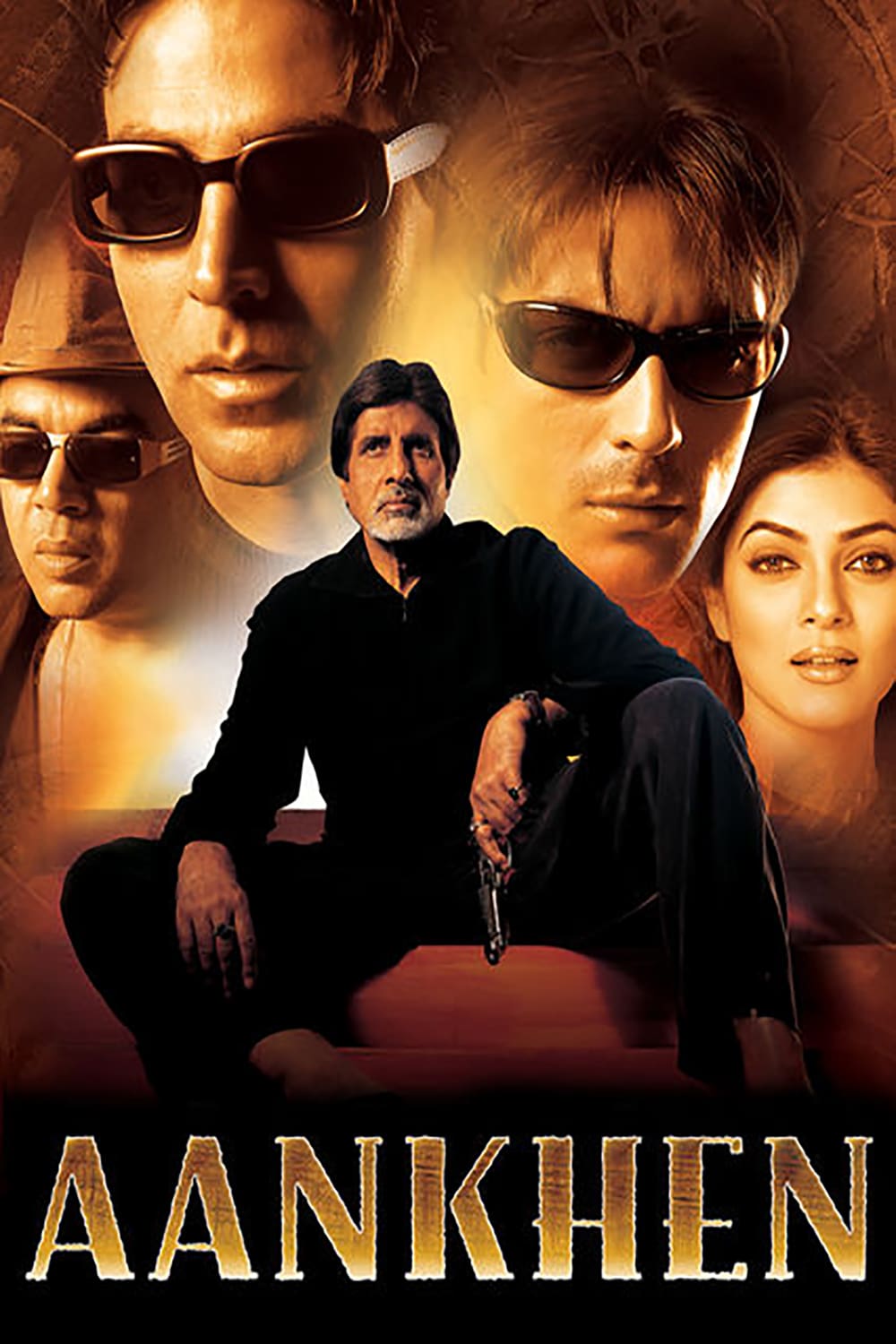 Poster for the movie "Aankhen"