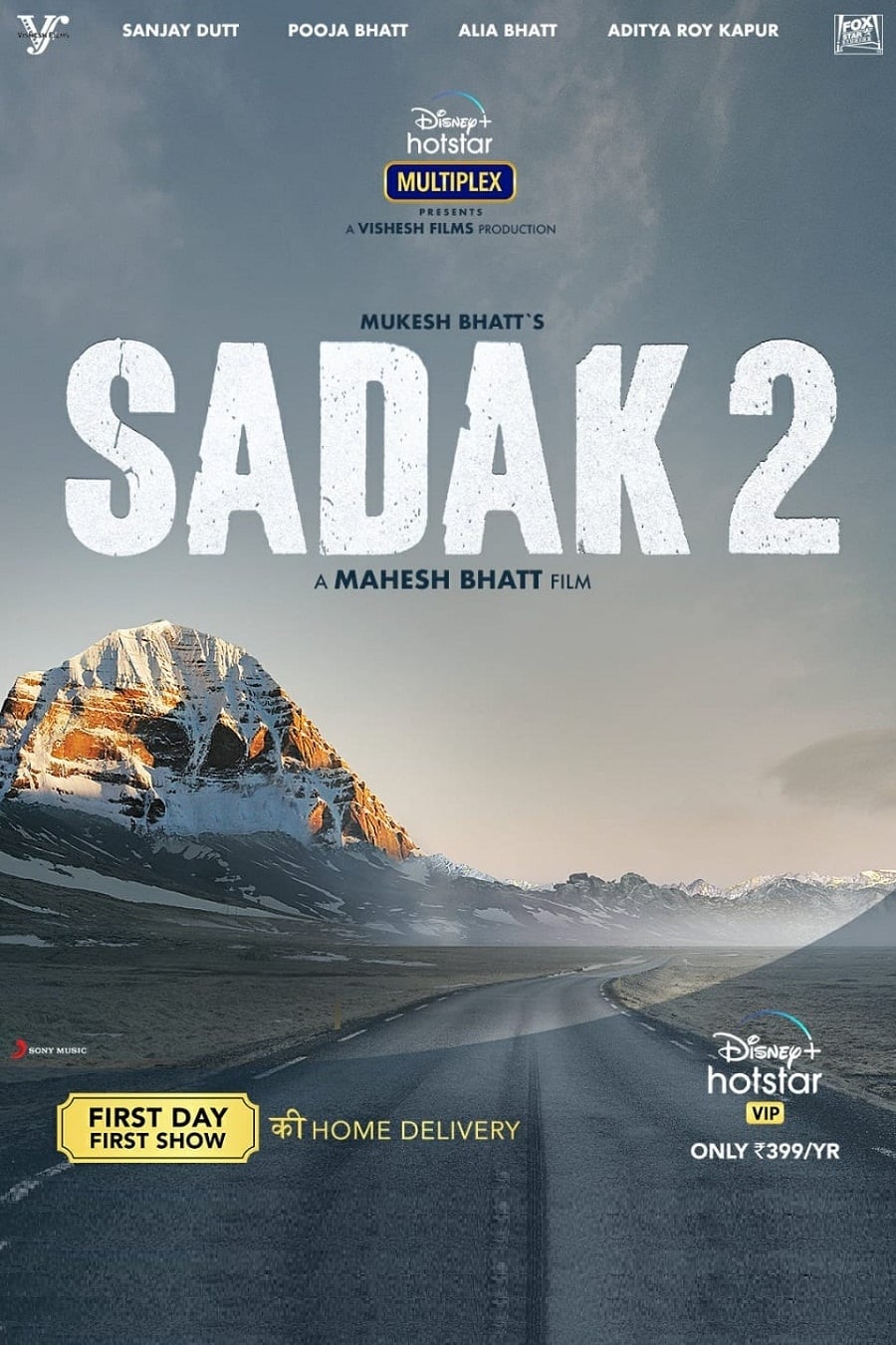 Poster for the movie "Sadak 2"