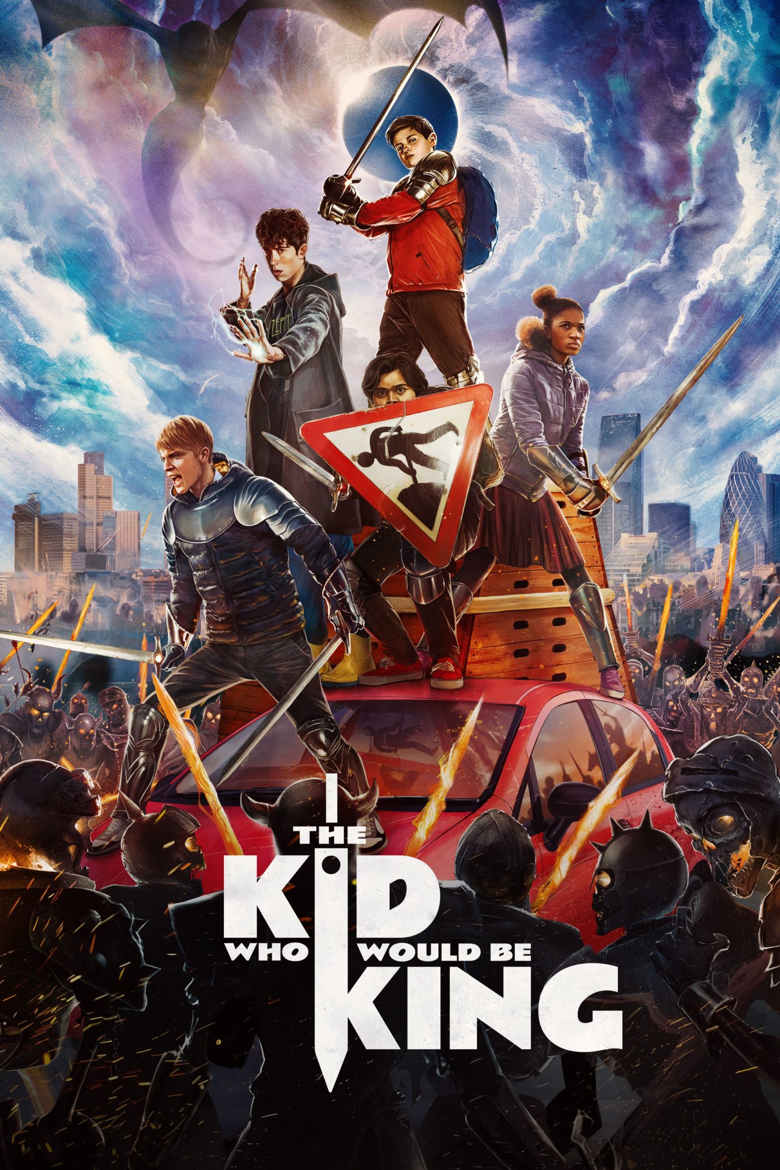 Poster for the movie "The Kid Who Would Be King"