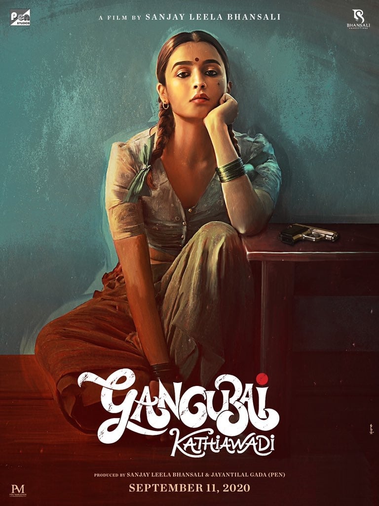 Poster for the movie "Gangubai Kathiawadi"