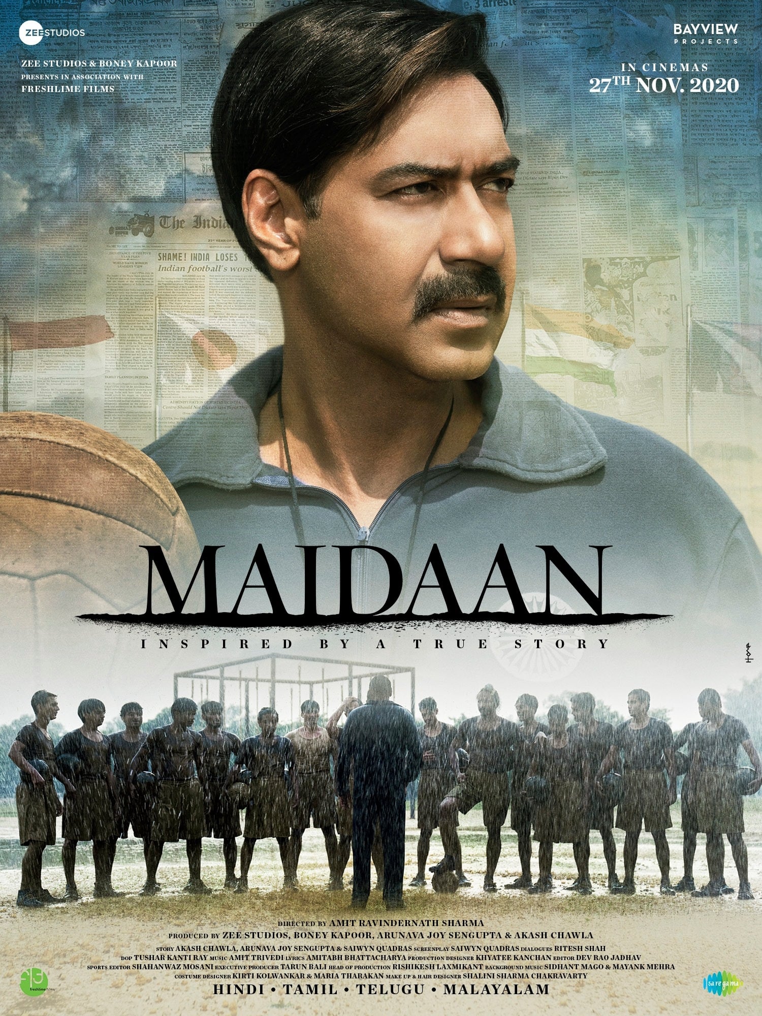 Poster for the movie "Maidaan"