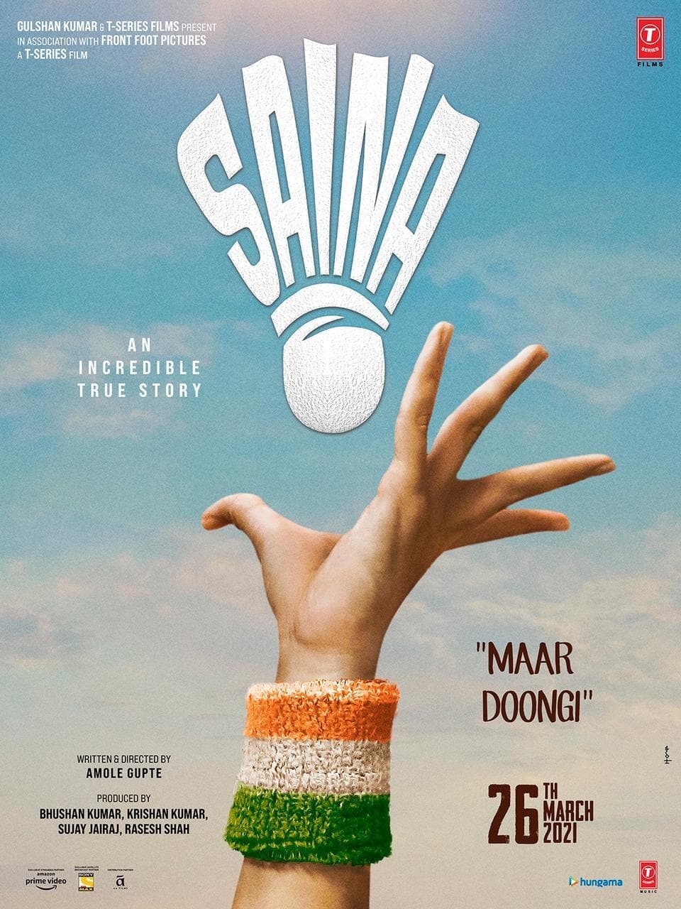 Poster for the movie "Saina"