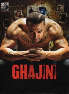 Poster for the movie "Ghajini"