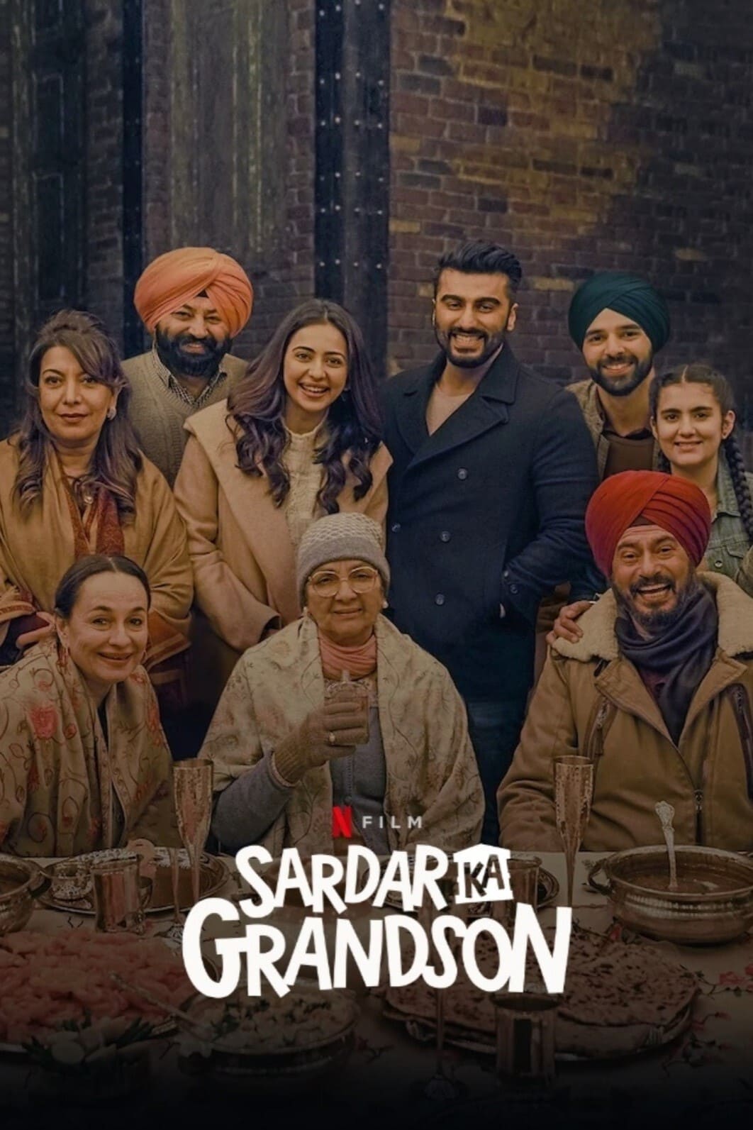 Poster for the movie "Sardar Ka Grandson"