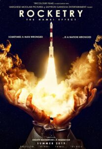 Poster for the movie "Rocketry: The Nambi Effect"