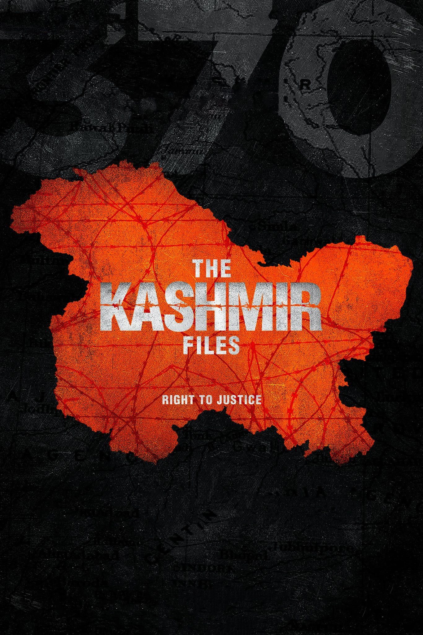 Poster for the movie "The Kashmir Files"
