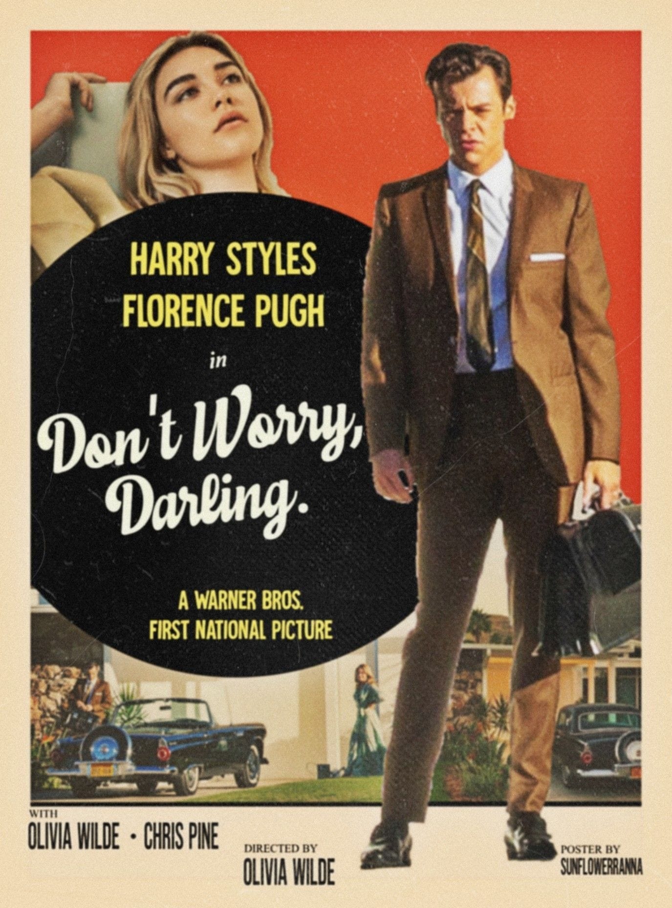 Poster for the movie "Don't Worry, Darling"