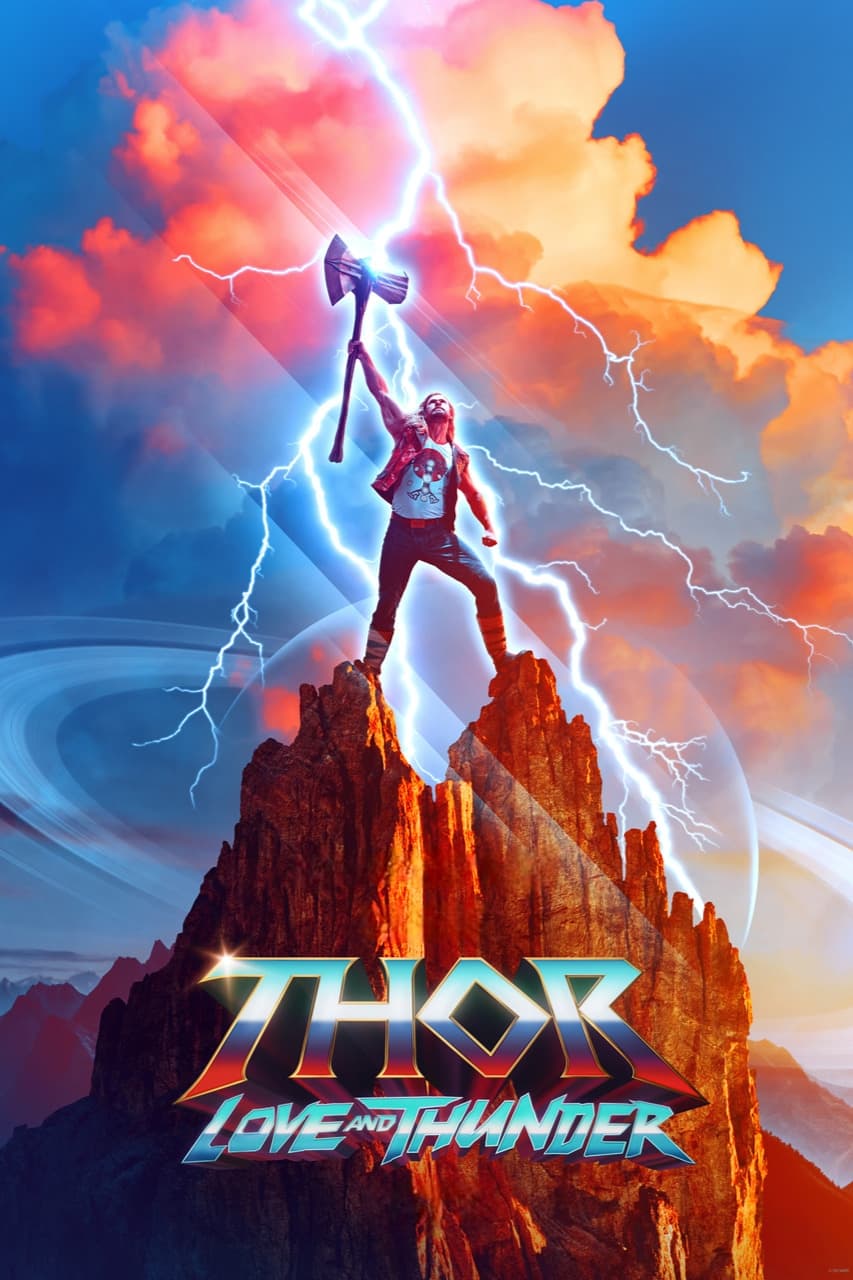 Poster for the movie "Thor: Love and Thunder"