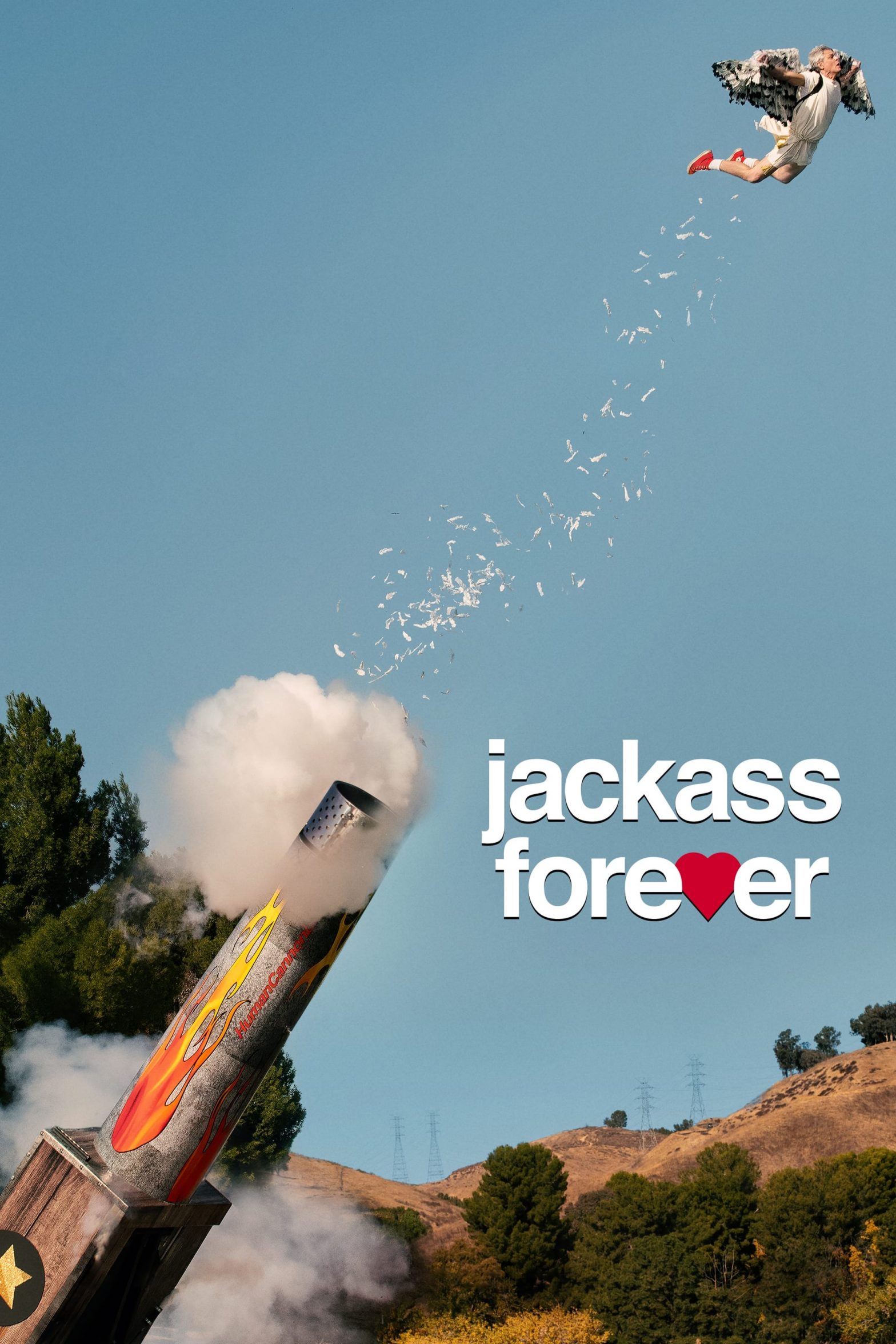 Poster for the movie "Jackass Forever"